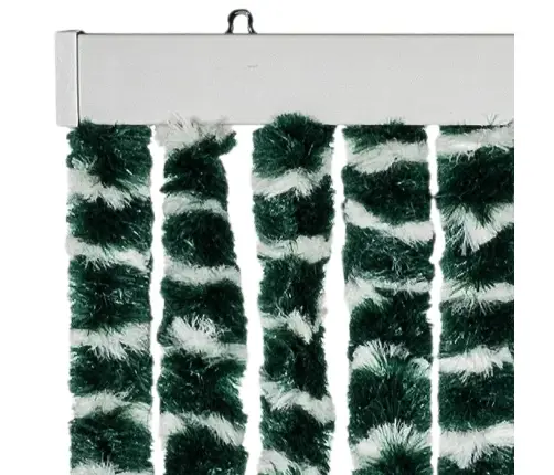 Užuolaida Nuo Vabzdžių, Žalia Ir Balta, 90X220 cm Šenilis