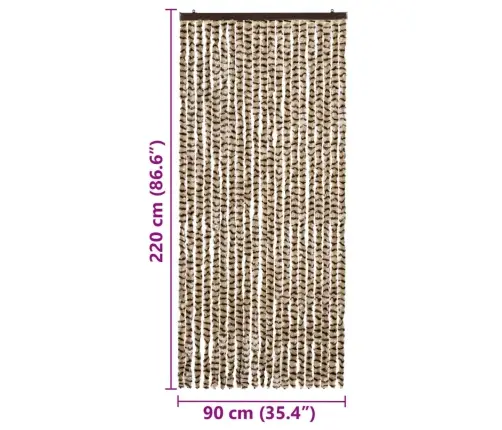 Putukakardin Beež Ja Pruun, 90 X 220 cm Šenill