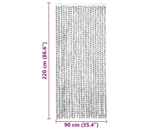 Putukakardin Hele Ja Tumehall, 90 X 220 cm Šenill
