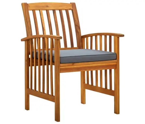 Dārza Krēsli Ar Matračiem, 2 Gab., Akācijas Masīvkoks Vidaxl