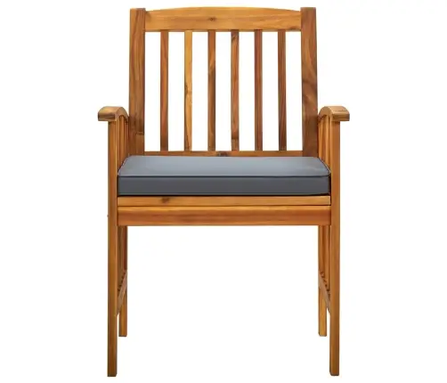 Dārza Krēsli Ar Matračiem, 2 Gab., Akācijas Masīvkoks Vidaxl