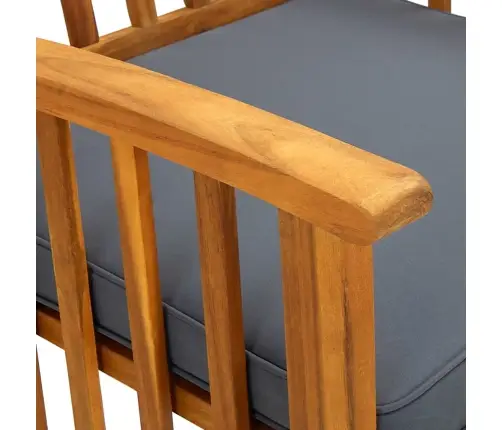 Dārza Krēsli Ar Matračiem, 2 Gab., Akācijas Masīvkoks Vidaxl