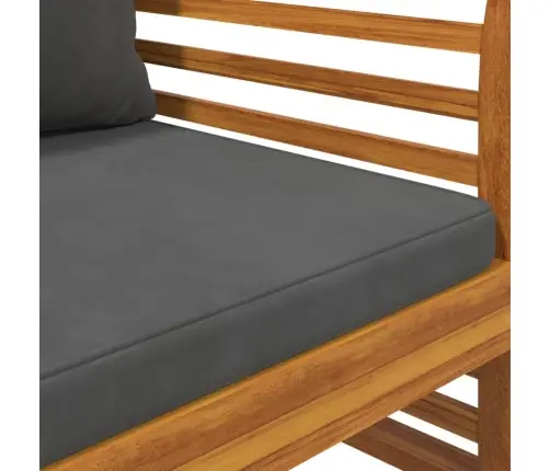 Krėslai Su Tamsiai Pilkomis Pagalvėlėmis, 2Vnt., Akacija