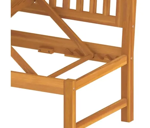 Dīvāngulta Ar Matračiem, 200X60X75 Cm, Akācijas Masīvkoks Vidaxl