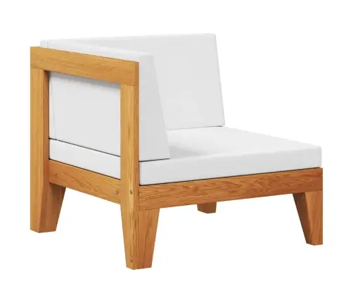 Modulinė Kampinė Sofa Su Kreminėmis Pagalvėlėmis, Akacija