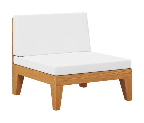 Modulinė Vidurinė Sofos Dalis Su Kreminėmis Pagalvėmis, Akacija