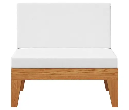 Modulinė Vidurinė Sofos Dalis Su Kreminėmis Pagalvėmis, Akacija