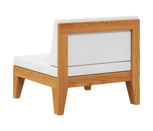 Modulinė Vidurinė Sofos Dalis Su Kreminėmis Pagalvėmis, Akacija