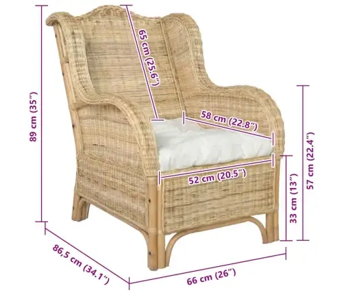 Dīvāns Ar Matraci, Dabīga Rotangpalma Un Lins Vidaxl Dīvāns Ar Matraci, Dabīga Rotangpalma Un Lins Vidaxl