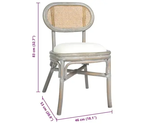 Söögitoolid 2 Tk, Hall Linane