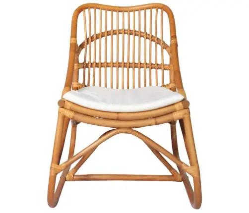 Kėdė, Šviesiai Rudos Spalvos, Ratanas Ir Linas