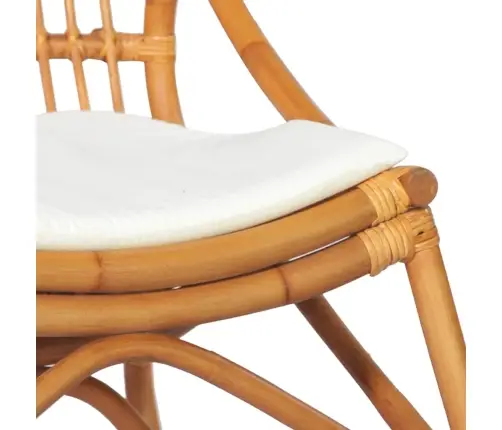 Kėdė, Šviesiai Rudos Spalvos, Ratanas Ir Linas