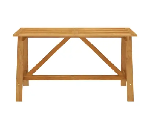 Dārza Galds, 140X70X73,5 Cm, Akācijas Masīvkoks Vidaxl