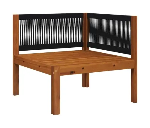 Dārza Stūra Dīvāni, 2 Gab., Ar Spilveniem, Akācijas Koks Un Virve Vidaxl