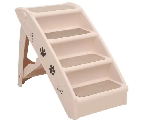 Sulankstomi Laiptai Šunims, Kreminės Spalvos, 62X40X49,5Cm