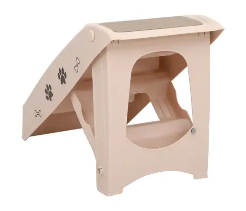 Sulankstomi Laiptai Šunims, Kreminės Spalvos, 62X40X49,5Cm