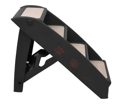 Saliekamas Suņu Kāpnes, 62X40X49,5 Cm, Melnas Vidaxl