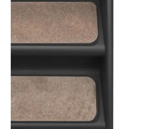 Saliekamas Suņu Kāpnes, 62X40X49,5 Cm, Melnas Vidaxl