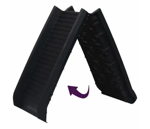 Kokkupandav Koerte Kaldtee, Must 155,5 X 40 X 15,5 Cm