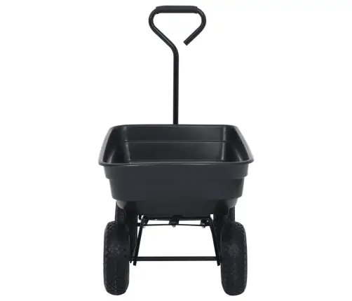 Dārza Ratiņi, 300 Kg, 75 L, Melni Vidaxl