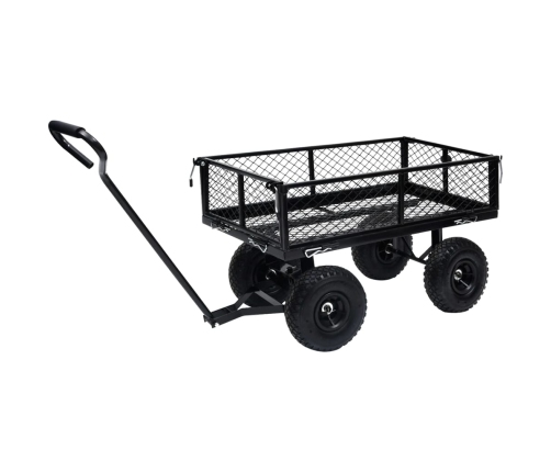 Rankinis Sodo Vežimėlis, Juodos Spalvos, 250Kg