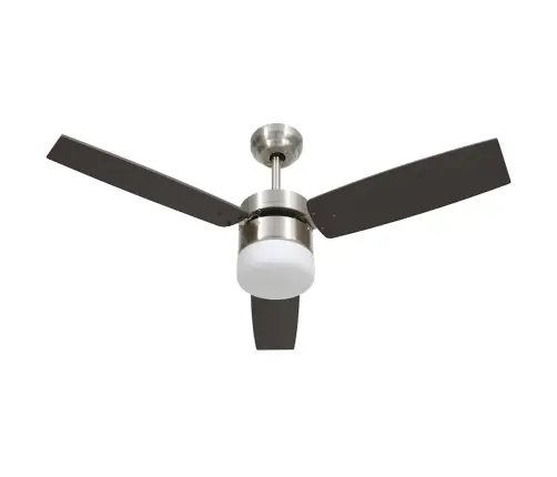 Lubinis Ventiliatorius Su Apšvietimu Ir Pulteliu, Rudas, 108Cm