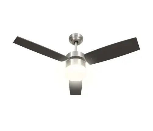 Lubinis Ventiliatorius Su Apšvietimu Ir Pulteliu, Rudas, 108Cm