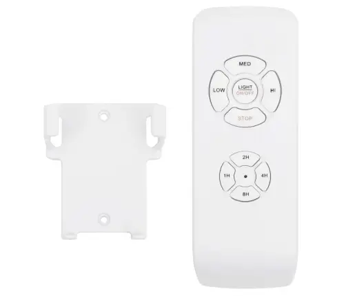 Laeventilaator Valgustuse Ja Puldiga, 76 cm Tumepruun