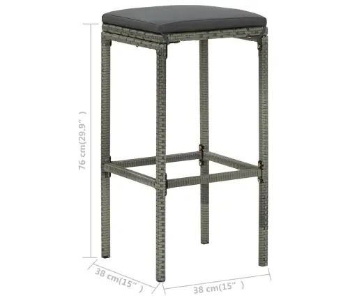 Baaripukid Istmepatjadega, 2 Tk, Hall, Polürotang