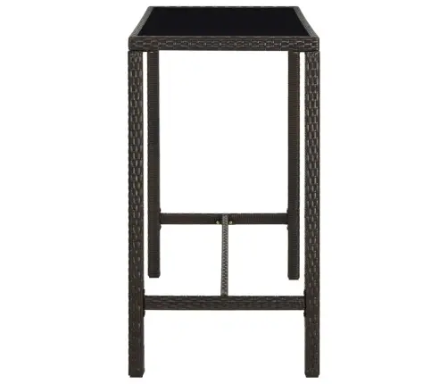 Aia Baarilaud, Pruun, 130 X 60 X 110 cm Polürotang Ja Klaas