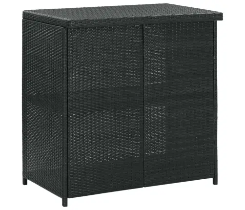 3-Osaline Baarikomplekt, Polürotang, Must