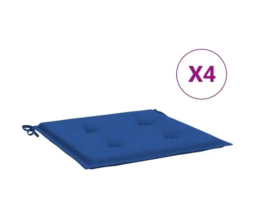 Aiatooli Istmepadjad 4 Tk, Sinine, 40X40X4 cm Kangas