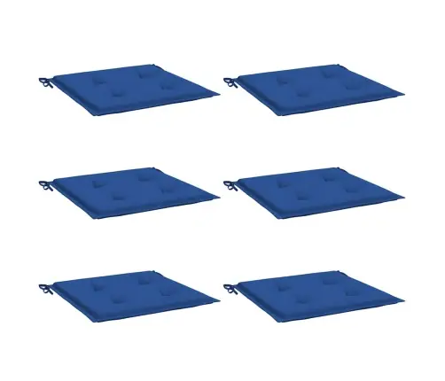 Aiatooli Istmepadjad 6 Tk, Sinine, 40X40X4 cm Kangas