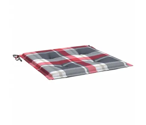 Dārza Krēslu Spilveni, 6 Gab., Četrstūri, 40X40X3 Cm, Audums Vidaxl