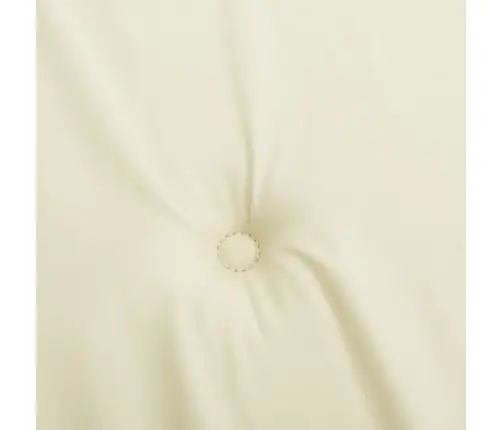 Dārza Krēslu Spilveni, 4 Gab., Krēmkrāsas, 50X50X3 Cm, Audums Vidaxl