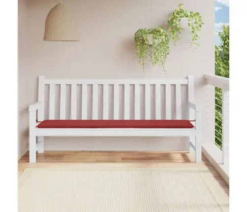 Sodo Suoliuko Pagalvėlė, Vyno Raudona, 200X50X4cm Audinys