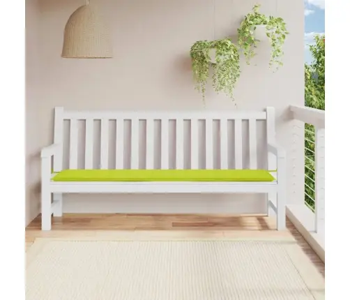 Dārza Sola Matracis, 200X50X4 Cm, Audums, Spilgti Zaļš Vidaxl