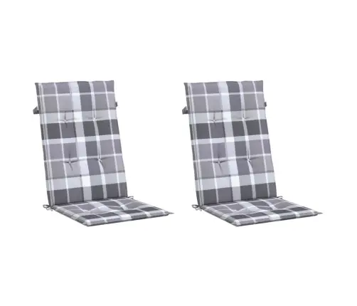 Sodo Kėdės Pagalvėlės, 2Vnt., 120X50X3cm Audinys, Languotos