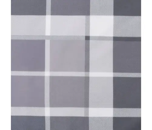 Kõrge Seljatoega Toolipadjad 6 Tk, Ruudud, 120X50X3 cm Kangas