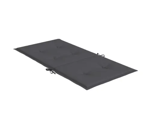 Sodo Kėdės Pagalvėlės, 6Vnt., Antracito, Audinys