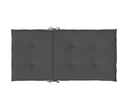 Sodo Kėdės Pagalvėlės, 6Vnt., Antracito, Audinys