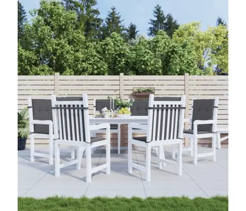 Sodo Kėdės Pagalvėlės, 6Vnt., Antracito, Audinys