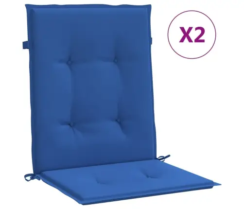 Madala Seljatoega Toolipadjad 2 Tk Sinine 100X50X3 Cm Kangas