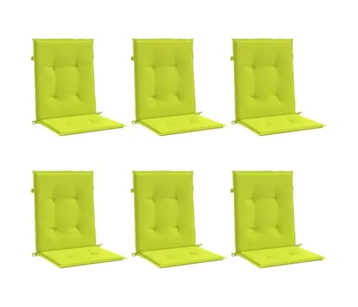 Madala Seljatoega Toolipadjad 6 Tk, Roheline 100X50X3 Cm Kangas