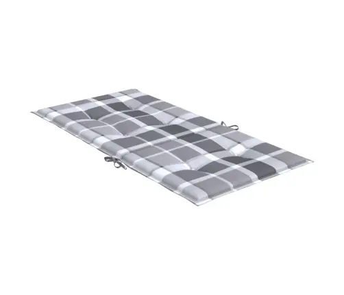 Madala Seljatoega Toolipadjad 2 Tk Ruudud 100X50X3 Cm Kangas