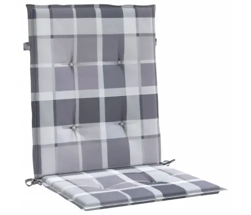 Madala Seljatoega Toolipadjad 4 Tk, Ruudud 100X50X3 Cm Kangas