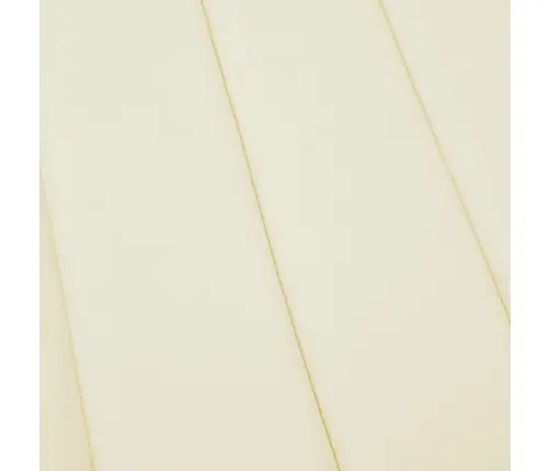 Päevitustooli Padi, Kreemjas, 186X58X4 cm Oxford Kangas