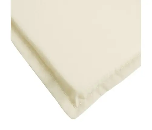 Päevitustooli Padi, Kreemjas, 186X58X4 cm Oxford Kangas