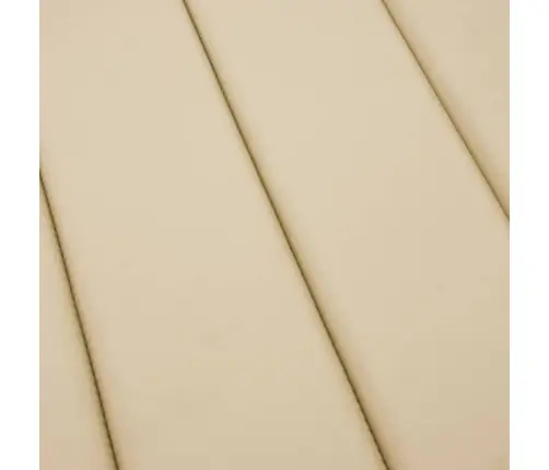 Sauļošanās Krēsla Matracis, 186X58X4 Cm, Audums, Bēšs Vidaxl