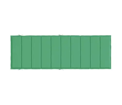 Päevitustooli Padi, Roheline, 186X58X4 cm Oxford Kangas